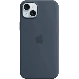 Чехол Apple iPhone 15 Plus Silicon Case, Storm Blue, синий